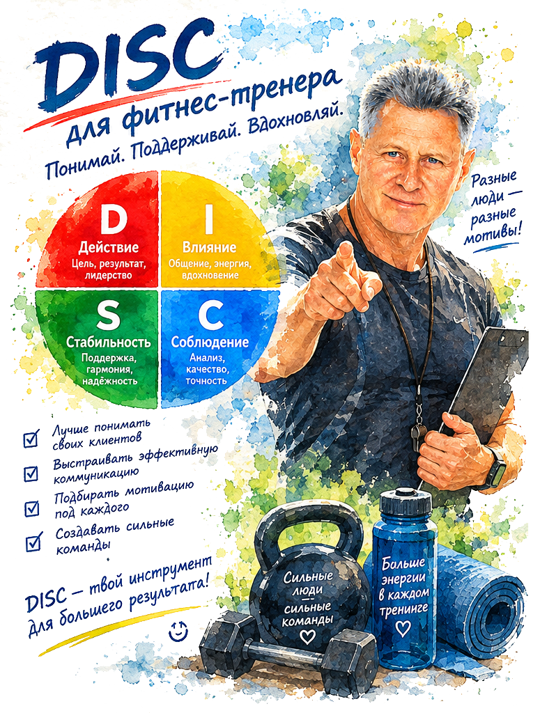 Практический тренинг DISC для фитнес-тренеров